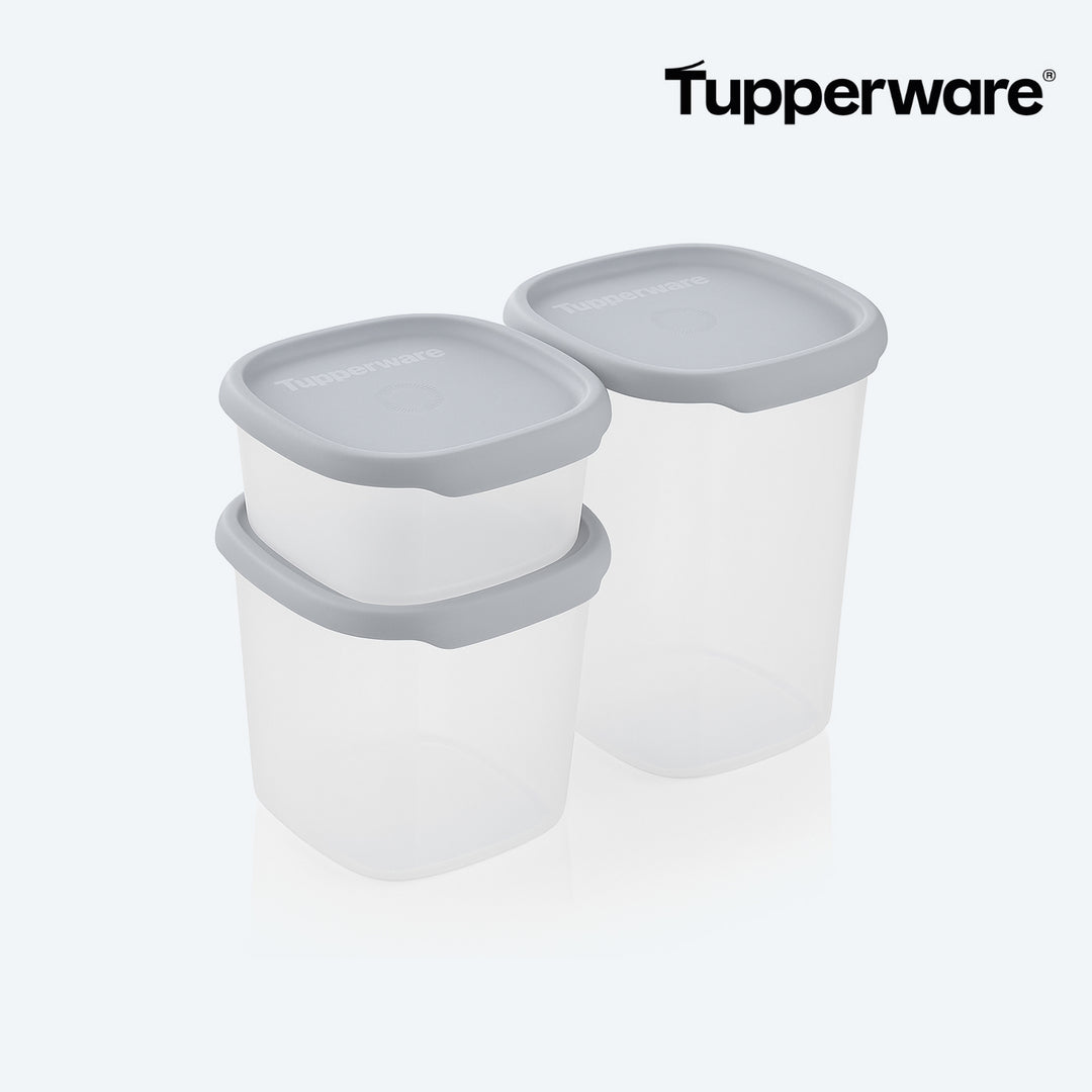 Tupperware One Touch Fresh 3er-Set – grau