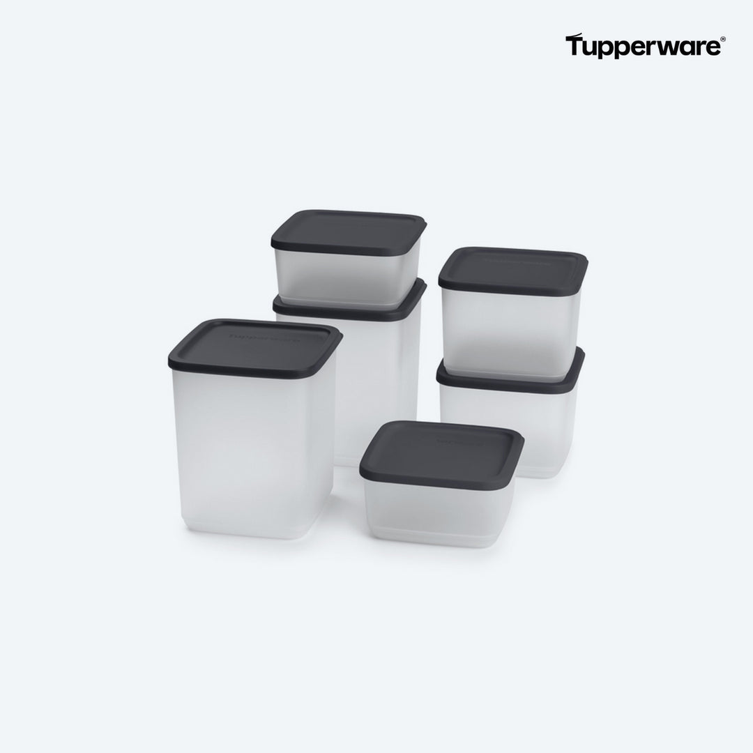 kann man kekse in tupperware aufbewahrung Cubix-Set (6) luftdichte Vorratsbehälter