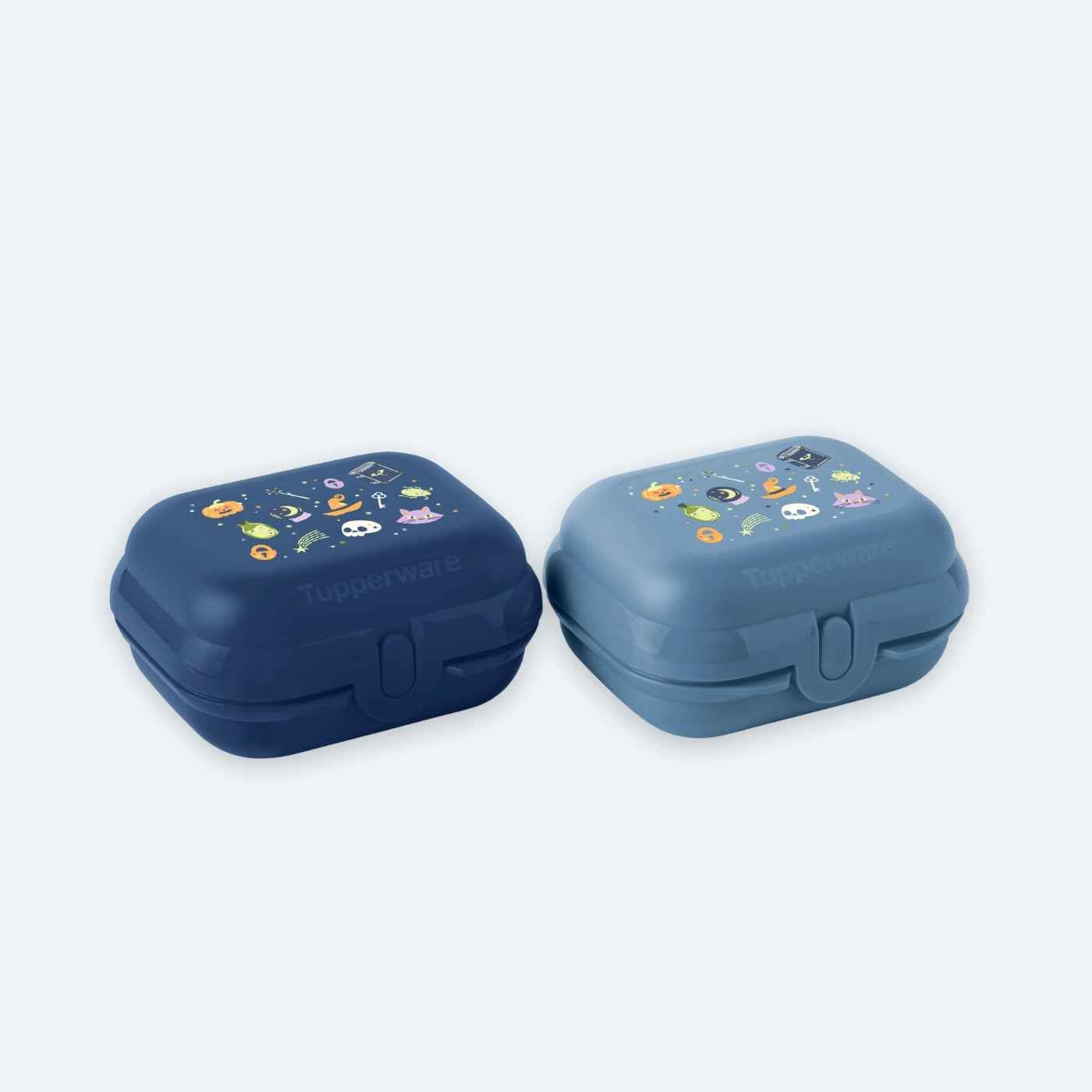 Eco-Oyster mini Halloween 2-er Set Snackboxen