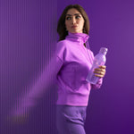 Bild in den Galerie-Viewer laden, EcoEasy Trinkflasche 750 ml lila