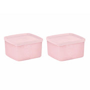 Kleine rechteckige Gefrier-Behälter 400 ml (2) Tupperware
