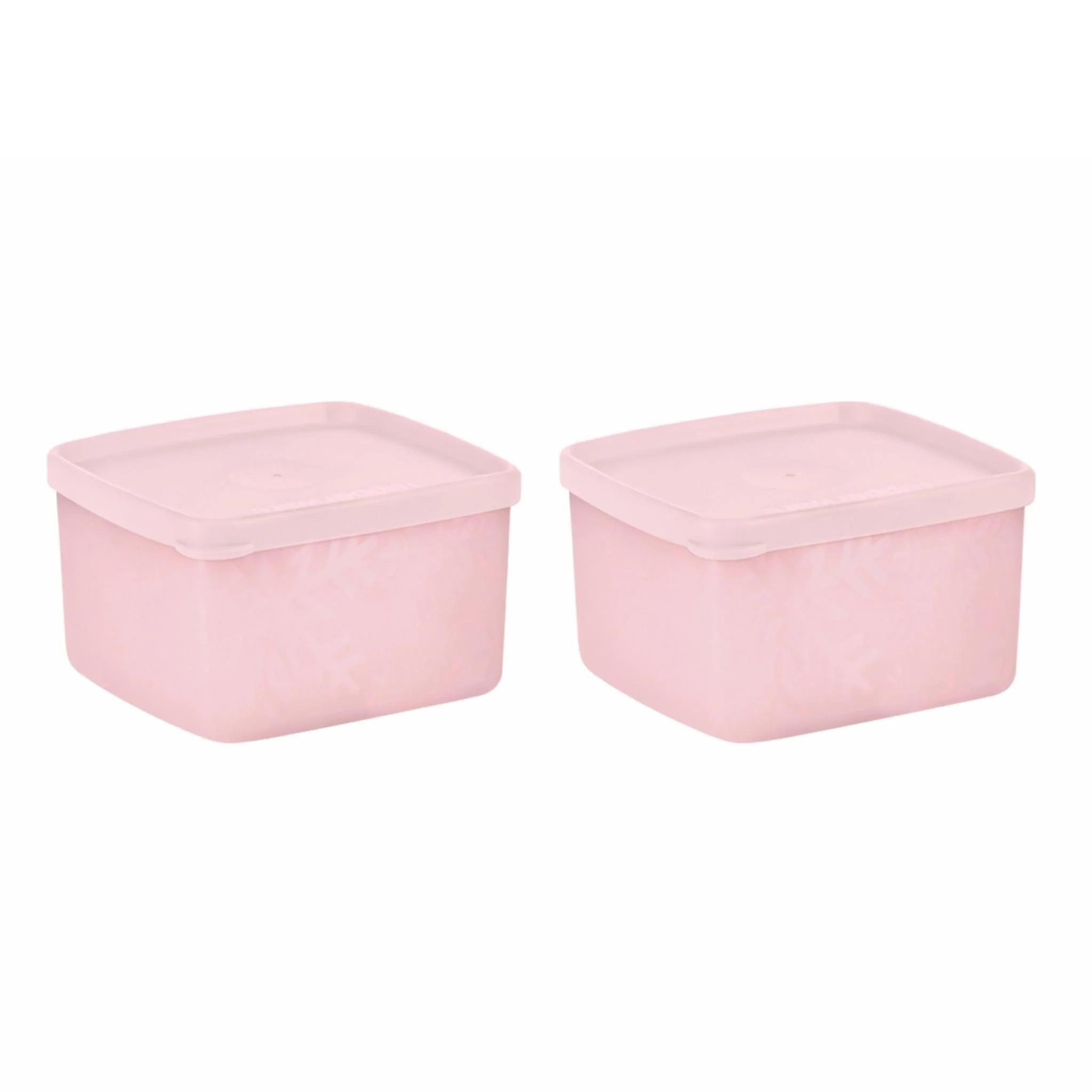 Gefrier-Behälter 400 ml 2er Set rechteckig