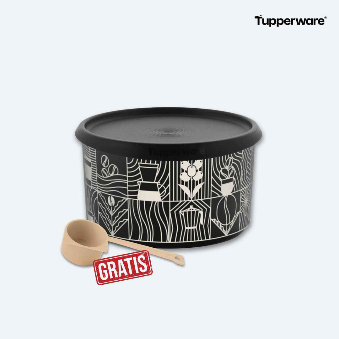 kaffeebohnen aufbewahren tupper One Touch Coffee Behälter 1,4 l mit Löffel
